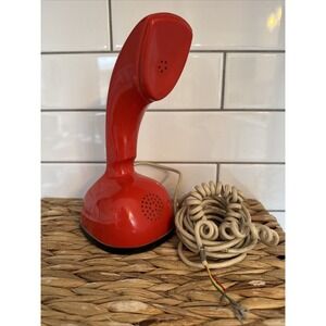 Ericofon Telephone Red Vintage Rotary‎ MCM North Electric